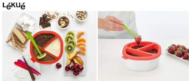 Recipiente Lékué Choco Fondue para chocolates al microondas