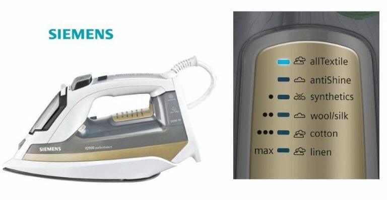 Plancha de vapor Siemens iQ500 perfectSelect