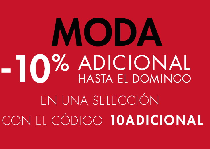 10% adicional con el código 10ADICIONAL