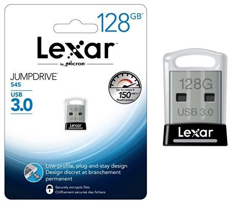 Lexar JumpDrive S45 - Memoria USB 3.0 de 128 GB