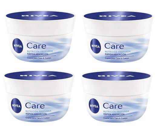 Pack 4 x 100ml Crema NIVEA CARE