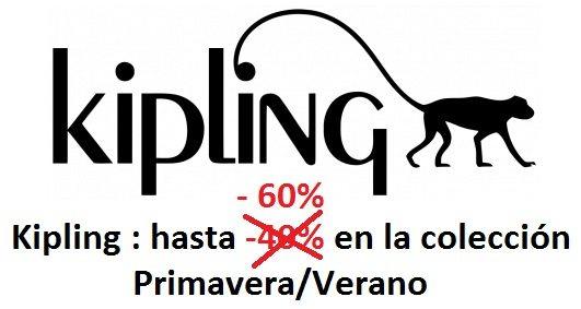 Kipling : una gran selección hasta -60% de descuento