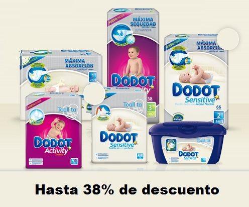 Hasta 38% en una selección de Dodot Sensitive y Activity