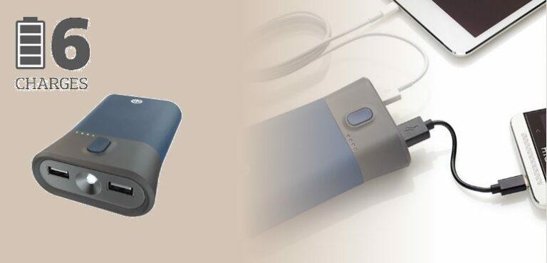 Cargador portátil iFrogz Golite Traveler de 9000 mAh con linterna