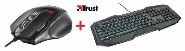 Trust Gaming! Ratón GXT 25 + Teclado GXT 830 iluminado