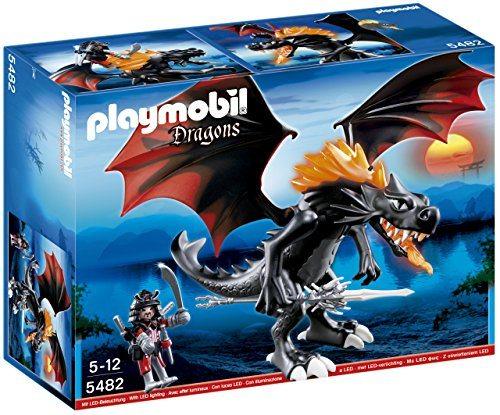 Comprar Dragón escupe fuego. Dragón gigante escupefuego con luz LED