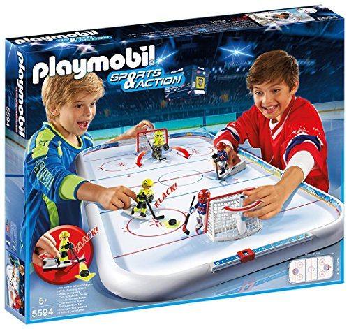 Playmobil - Campo de hockey sobre hielo 