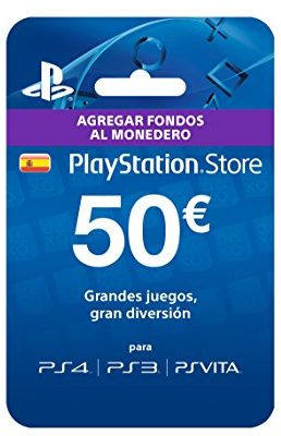 Sony- Tarjeta Prepago 50€ (PlayStation)