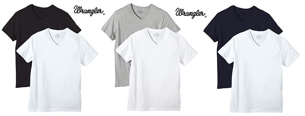 Wrangler Pack de dos camisetas básicas de cuello pico