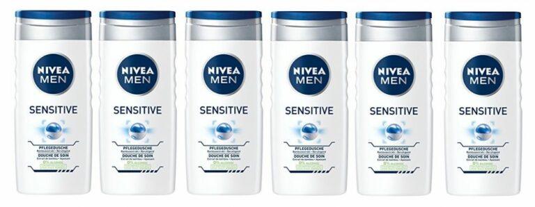 Pack de 6 x 250ml Nivea Men Sensitive Gel de ducha