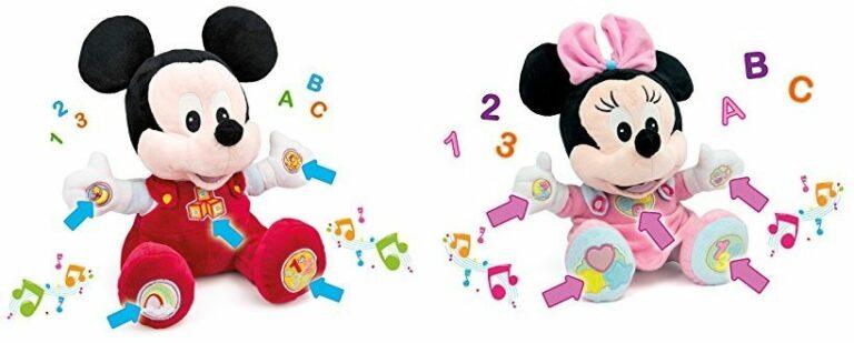 Peluche Baby Minnie o Baby Mickey de Clementoni