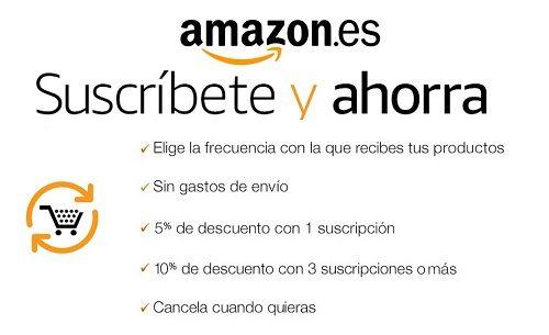 Amazon lanza Suscribete y ahorra