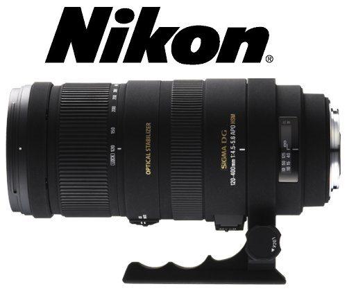 Sigma 120-400 / 4,5-5,6 DG OS APO HSM - Objetivo para Nikon