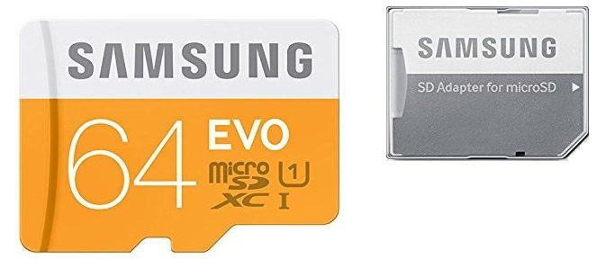 Samsung EVO MicroSDxc 64gb MB-MP64D/EU