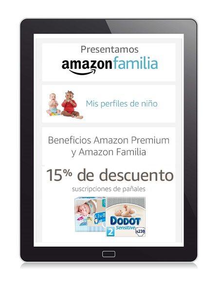 Comprar Pañales baratos. Amazon.es lanza Amazon Familia: 15% de descuento en pañales.