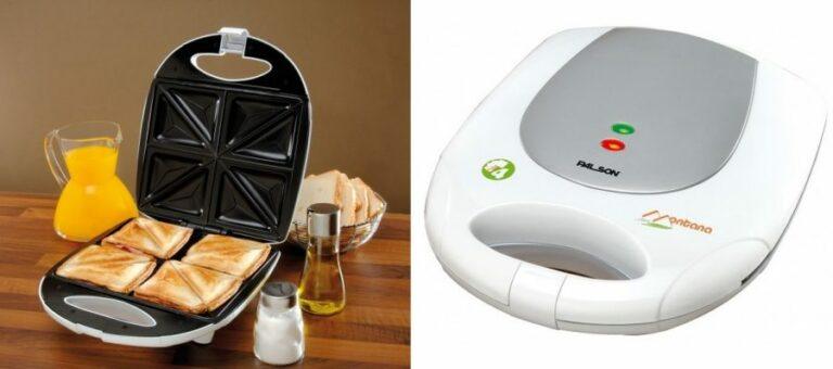 Sandwichera PALSON Montana de 1400W y para 4 sándwiches