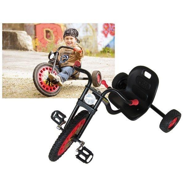 Triciclo infantil Hauck Typhoon T92002 de color negro y rojo