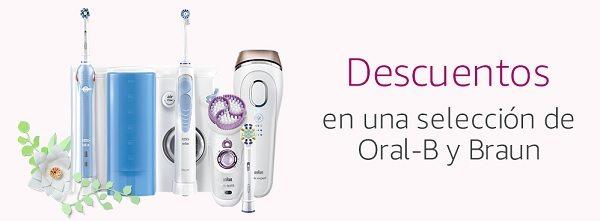 Descuentos en selección de OralB y Braun