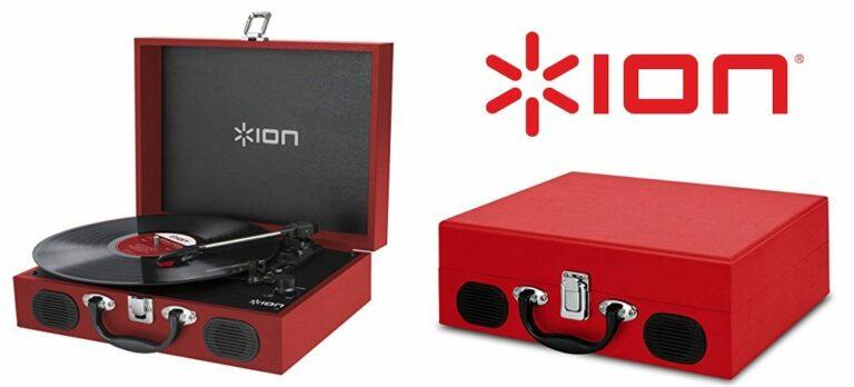 Maleta tocadiscos con altavoces Ion Audio Vinyl Transport Journey