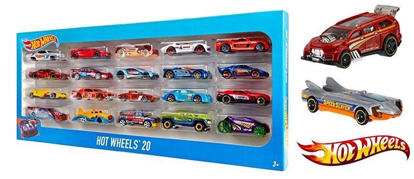 Pack 20 vehículos Hot Wheels de Matte