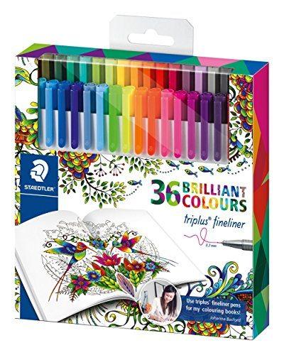 Staedtler 334 C36JB - Pack de 36 rotuladores, multicolor