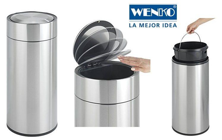 Wenko 22158100 - Cubo de basura con sensor