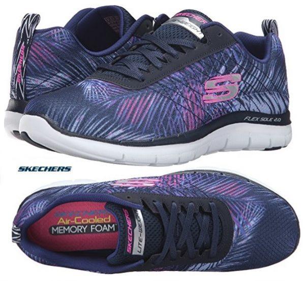 Artesano Tío o señor erosión Chollo! Zapatillas Skechers Flex Appeal 2.0 Tropical Breeze para mujer por  37.70 euros. - Chollos Chollitos y Chollazos