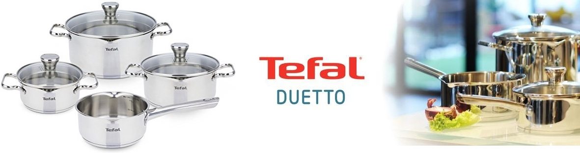 Tefal Duetto A705A834 - Batería 7 piezas
