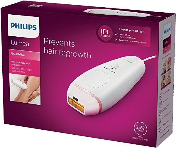 Philips Lumea Essential BRI861/00 - Depiladora IPL por luz pulsada para cuerpo