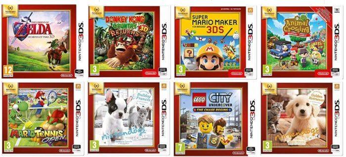 3x2 en una selección de juegos de nintendo 3DS