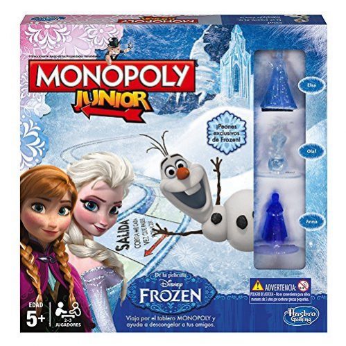Hasbro - Juego de mesa Monopoly Junior con diseño Frozen 