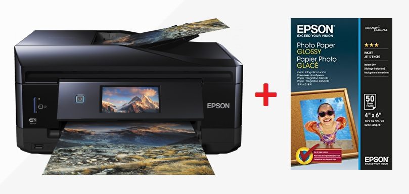 Impresora Epson Expression Premium XP-830 + Papel fotográfico