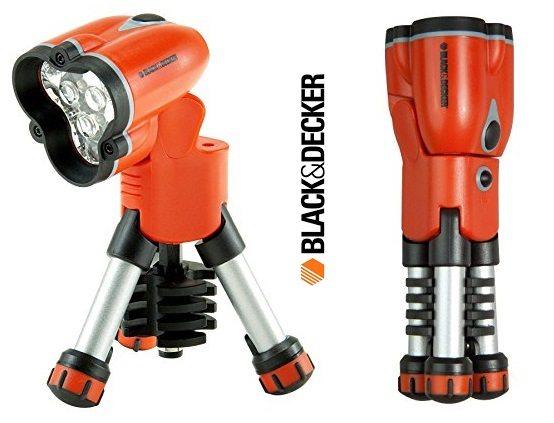 Linterna LED con tripode Black and Decker BDHT0-71626