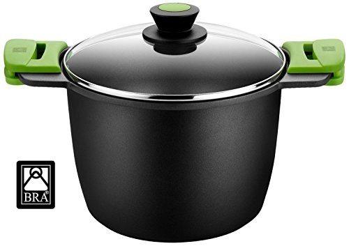 Comprar Olla alta BRA PRIOR con tapa de cristal y asas de silicona Olla alta BRA PRIOR con tapa de cristal y asas de silicona