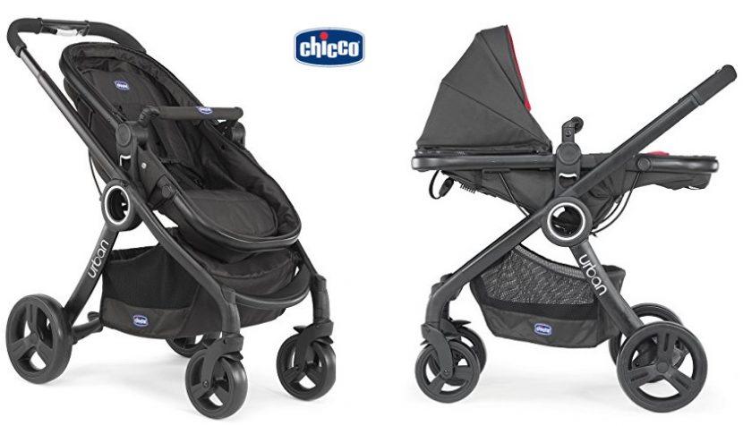 Chicco Urban Plus - Carrito transformable en capazo y silla de paseo