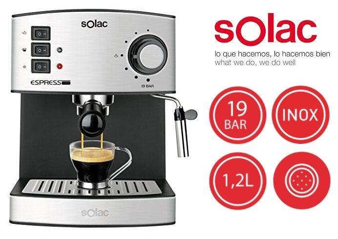 Porcentaje Educación Escandaloso Chollo! Cafetera Solac Espresso CE4480 de 19 bares por 59.99 euros.  *ACTUALIZADO* - Chollos Chollitos y Chollazos