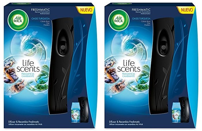 Pack de 2 Ambientador Air Wick Freshmatic Life Scents Oasis