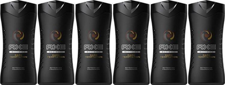 Pack de 6 gel ducha Axe Dark temptation