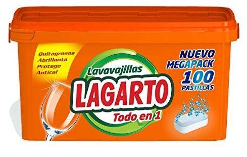 Lavavajillas Lagarto Todo en 1 de 100 Pastillas