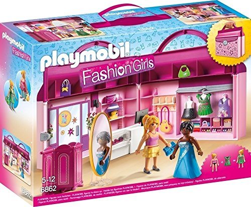 Maletín Playmobil tienda de moda