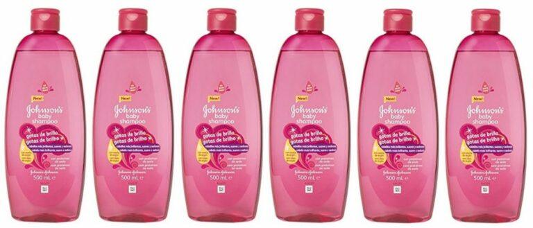 Pack de 6 Champú Johnson’s Baby Gotas de Brillo