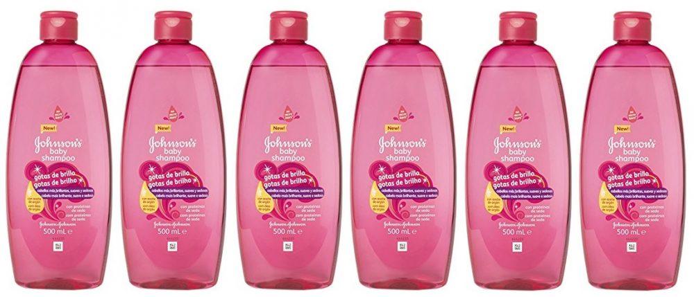 Pack de 6 Champú Johnson's Baby Gotas de Brillo