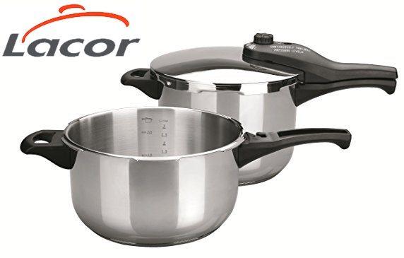 Comprar Set de ollas a presión Lacor Tempo de 4 y 6 litros Set de ollas a presión Lacor Tempo de 4 y 6 litros