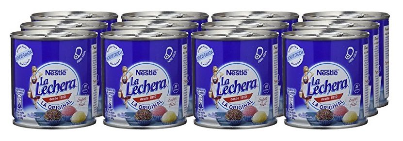 Nestlé La Lechera - Leche Condensada Entera - Pack de 12 x 370 g
