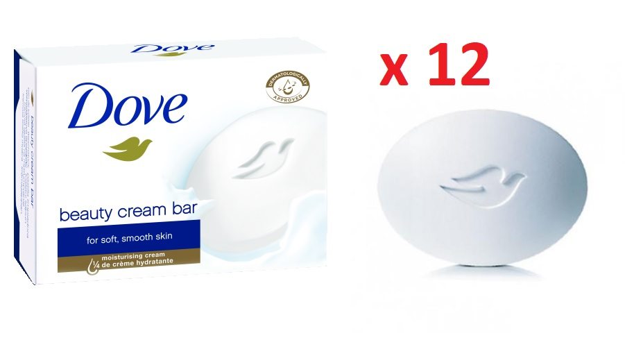 Pack de 12 pastillas DOVE Original beauty crema bar