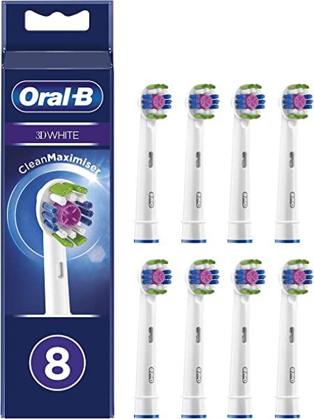 Pack x 8 Oral-B 3D White Cabezales de Recambio