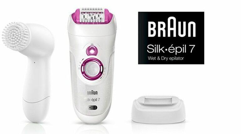 Set de belleza Braun Silk-épil 7 7-539 con depiladora eléctrica inalámbrica Wet & Dry y cepillo de limpieza facial supersónico