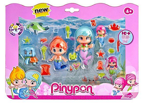 Pinypon - Sirenitas pack grande de 6 figuras (Famosa 700013480)