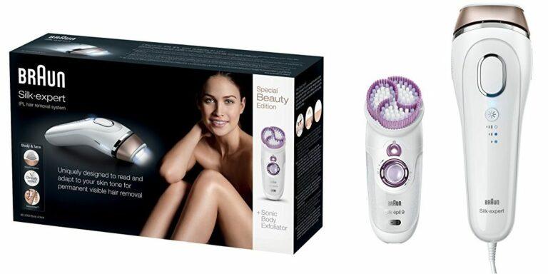 Depiladora de luz pulsada Braun Silk-expert Beauty Edition IPL BD 5009 + cepillo exfoliante sonico corporal
