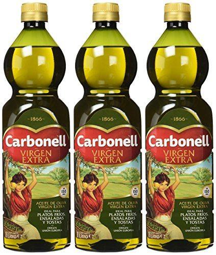 Comprar Pack de 3 x 1 litro Carbonell Aceite de Oliva Virgen Extra Pack de 3 x 1 litro Carbonell Aceite de Oliva Virgen Extra